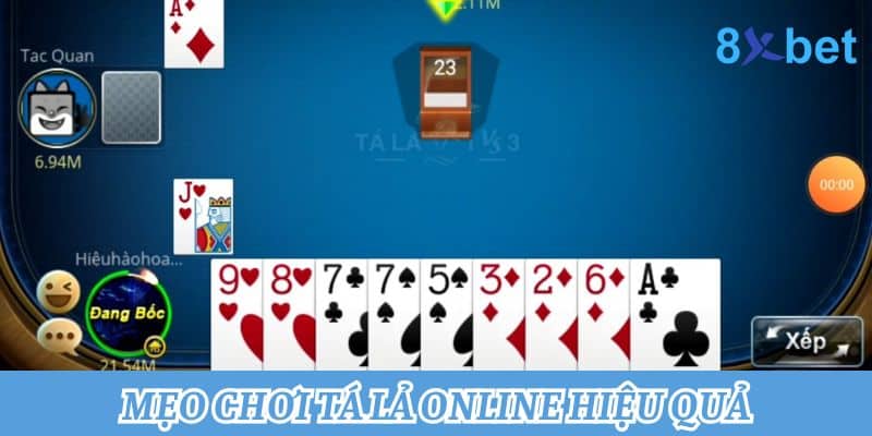 Tá lả online – Trải nghiệm trò chơi bài thú vị tại 8xbet 4 Những típ chơi tá lả online thắng lớn